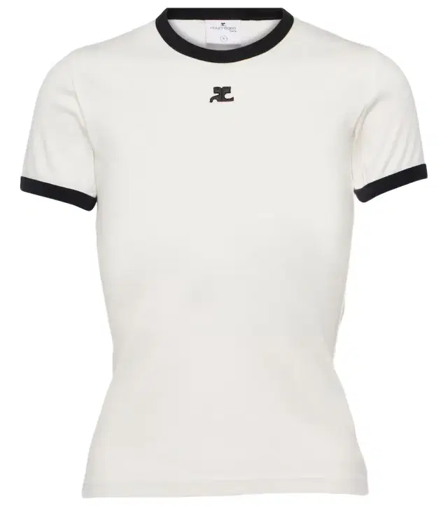 Courreges Courrèges Logo cotton jersey T-shirt