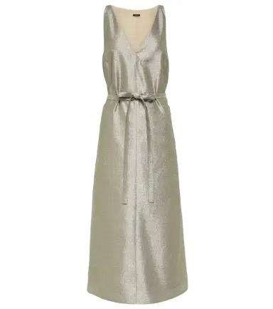 Joseph Desiree metallic midi dress | Thumbnail 1 Joseph Desiree metallic midi dress | Thumbnail 1
