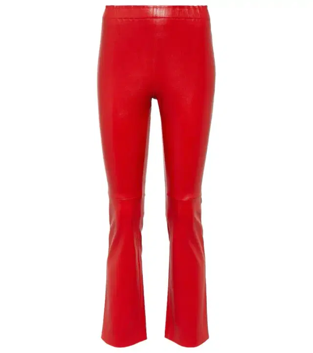 Stouls Leather cropped pants