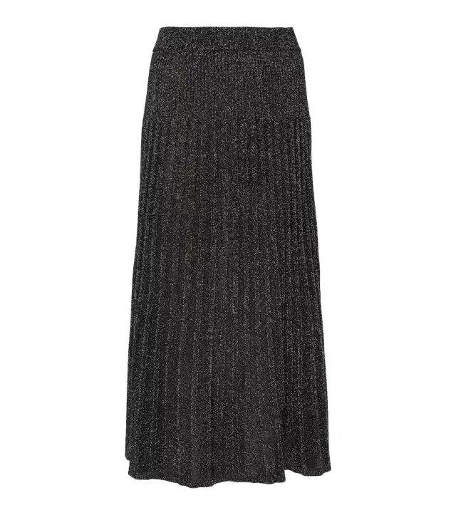 Joseph Ribbed-kit Lurex midi skirt