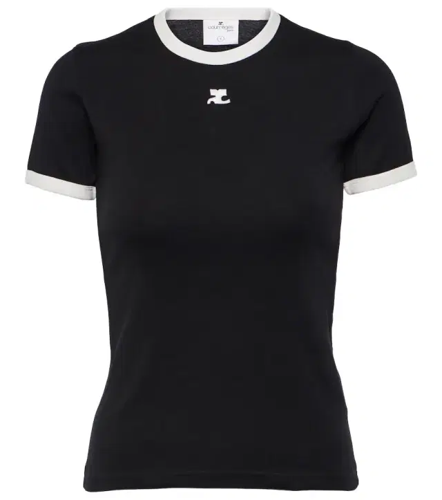 Courrèges Logo cotton jersey T-shirt