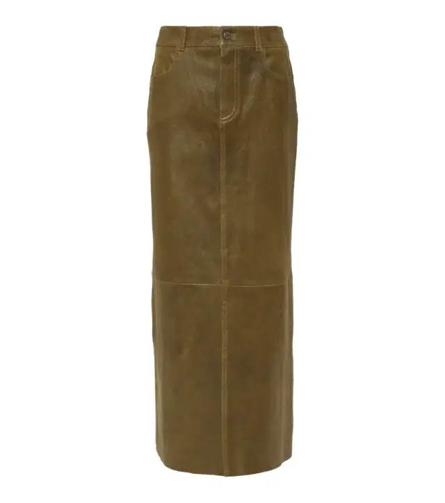 Stouls Beth leather midi skirt