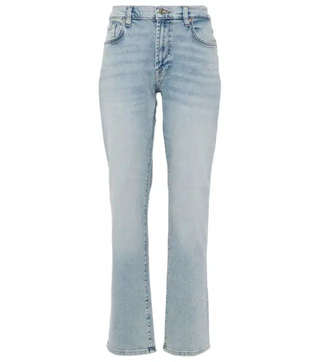 7 For All Mankind Ellie mid-rise straight jeans