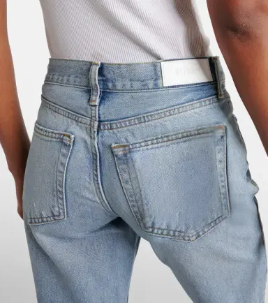 Re/Done Easy mid-rise straight jeans | Thumbnail 2