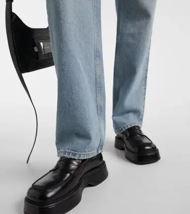 Re/Done Easy mid-rise straight jeans | Thumbnail 4