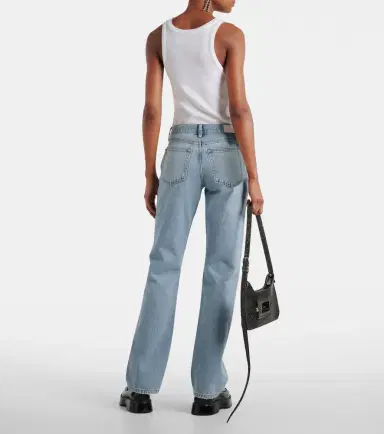 Re/Done Easy mid-rise straight jeans | Thumbnail 7
