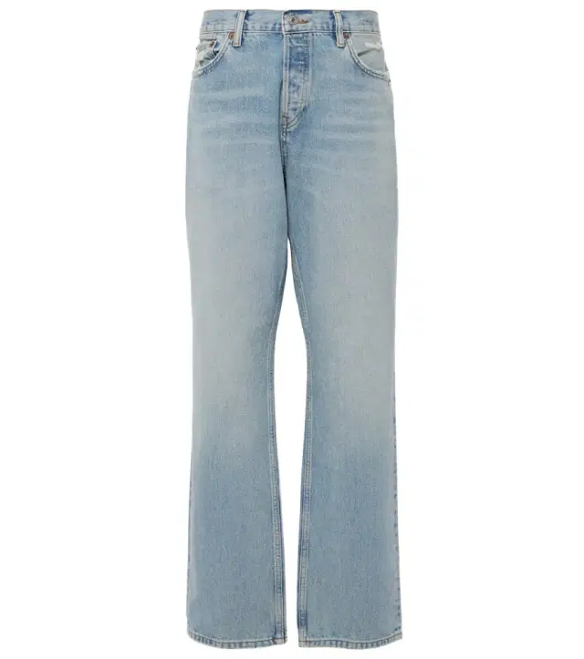 Re/Done Easy mid-rise straight jeans