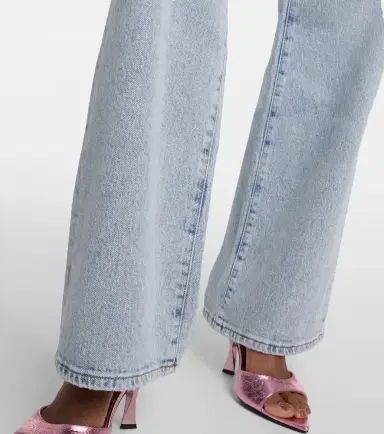 7 For All Mankind High-rise straight-leg jeans | Thumbnail 5