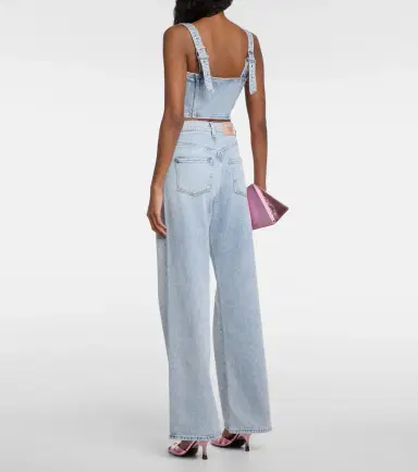 7 For All Mankind High-rise straight-leg jeans | Thumbnail 6