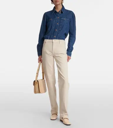 7 For All Mankind Ellie mid-rise straight jeans | Thumbnail 7