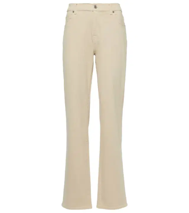 7 For All Mankind Ellie mid-rise straight jeans