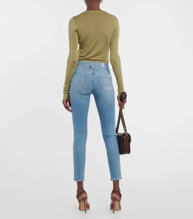 7 For All Mankind Mid-rise skinny jeans | Thumbnail 3