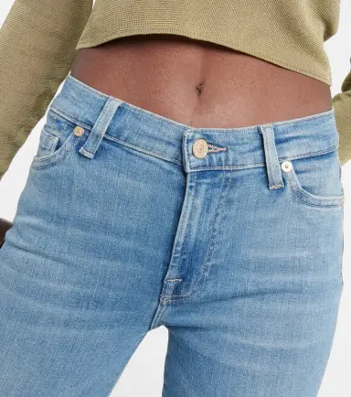 7 For All Mankind Mid-rise skinny jeans | Thumbnail 4