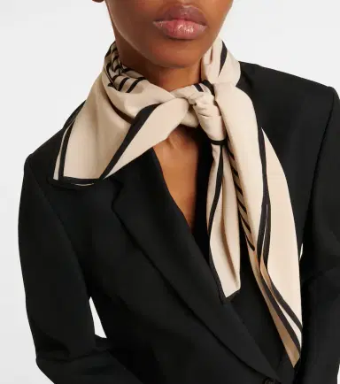 Toteme Monogram silk scarf | Thumbnail 2