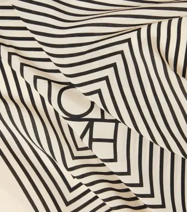 Toteme Monogram silk scarf | Thumbnail 3