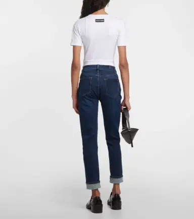 7 For All Mankind High-rise skinny jeans | Thumbnail 6