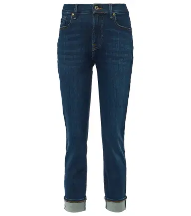 7 For All Mankind High-rise skinny jeans | Thumbnail 1