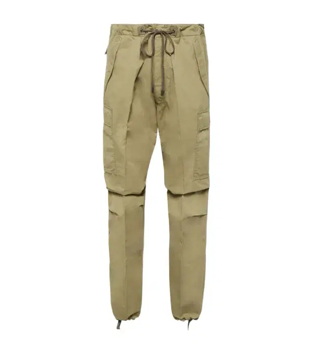 Enzyme cotton twill cargo pants