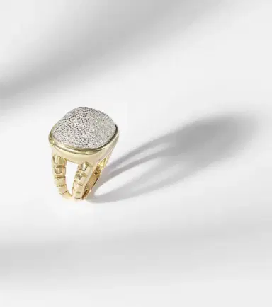 Marina B Tigella 18kt gold ring with diamonds | Thumbnail 5 Marina B Tigella 18kt gold ring with diamonds | Thumbnail 5