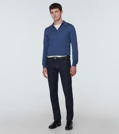 Tom Ford Cashmere and silk polo sweater | Thumbnail 4