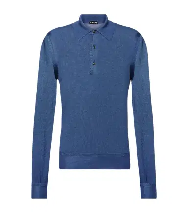 Tom Ford Cashmere and silk polo sweater | Thumbnail 1