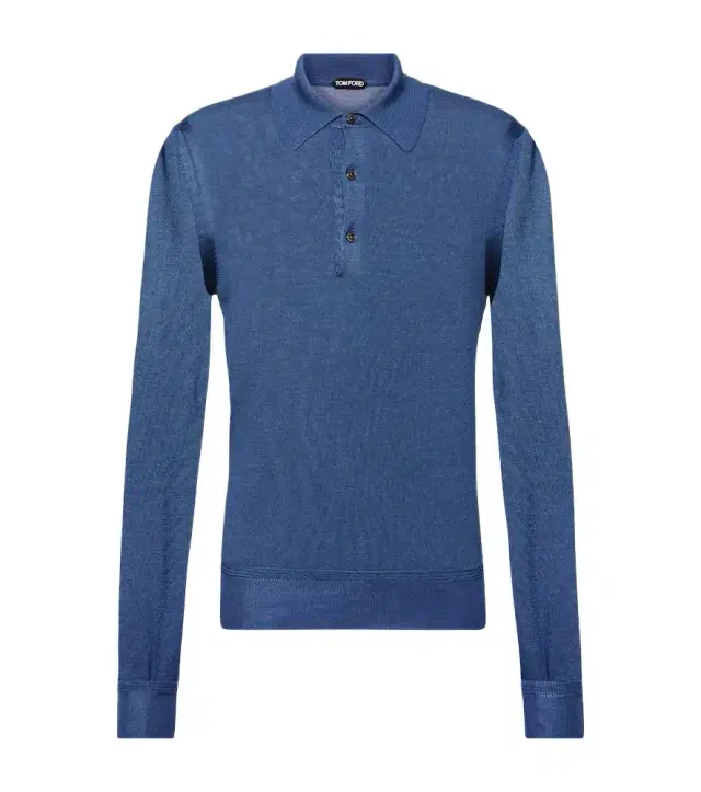 Tom Ford Cashmere and silk polo sweater