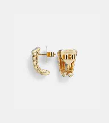 Marina B Trisolina 18kt gold earrings with diamonds | Thumbnail 2