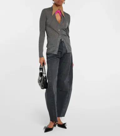AGOLDE Luna high-rise barrel-leg jeans | Thumbnail 5
