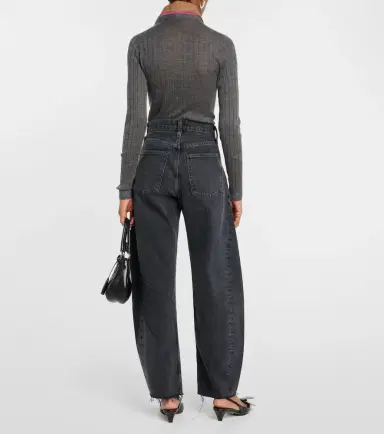 AGOLDE Luna high-rise barrel-leg jeans | Thumbnail 7