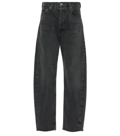 AGOLDE Luna high-rise barrel-leg jeans | Thumbnail 1
