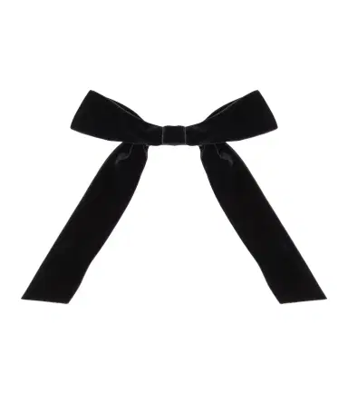 Jennifer Behr Adley bow velvet barrette | Thumbnail 1