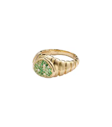 Marina B Timo 18kt gold ring with tsavorites and diamonds | Thumbnail 1 Marina B Timo 18kt gold ring with tsavorites and diamonds | Thumbnail 1