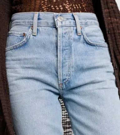 Agolde Riley high-rise cropped straight jeans | Thumbnail 2