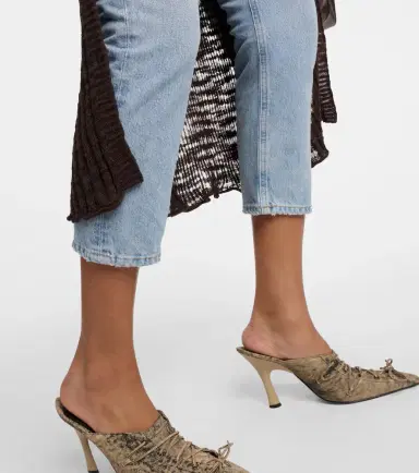 Agolde Riley high-rise cropped straight jeans | Thumbnail 3