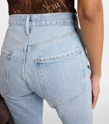 Agolde Riley high-rise cropped straight jeans | Thumbnail 4