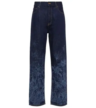 Alanui Jungle printed high-rise jeans | Thumbnail 1 Alanui Jungle printed high-rise jeans | Thumbnail 1