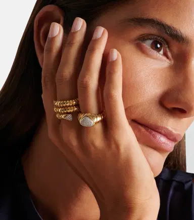 Marina B Trisola 18kt gold ring with diamonds | Thumbnail 3 Marina B Trisola 18kt gold ring with diamonds | Thumbnail 3