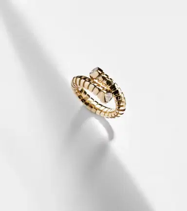 Marina B Trisolina Bypass 18kt gold ring with diamonds | Thumbnail 4 Marina B Trisolina Bypass 18kt gold ring with diamonds | Thumbnail 4
