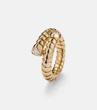 Marina B Trisolina Bypass 18kt gold ring with diamonds | Thumbnail 5 Marina B Trisolina Bypass 18kt gold ring with diamonds | Thumbnail 5
