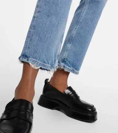Agolde Riley high-rise straight jeans | Thumbnail 6