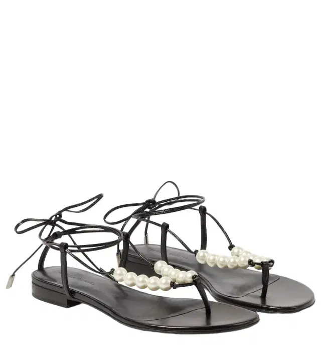 Magda Butrym Faux pearl leather sandals