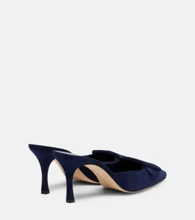 Manolo Blahnik Maysale 70 suede mules | Thumbnail 3