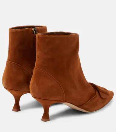Manolo Blahnik Baylow embellished suede ankle boots | Thumbnail 2 Manolo Blahnik Baylow embellished suede ankle boots | Thumbnail 2