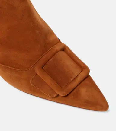 Manolo Blahnik Baylow embellished suede ankle boots | Thumbnail 3 Manolo Blahnik Baylow embellished suede ankle boots | Thumbnail 3