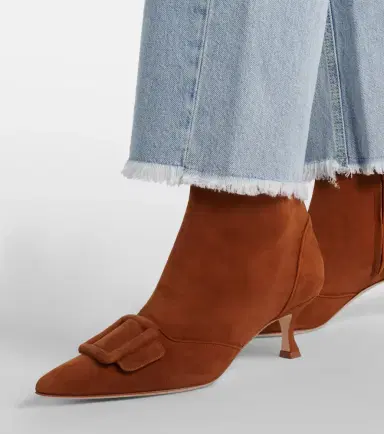 Manolo Blahnik Baylow embellished suede ankle boots | Thumbnail 5 Manolo Blahnik Baylow embellished suede ankle boots | Thumbnail 5