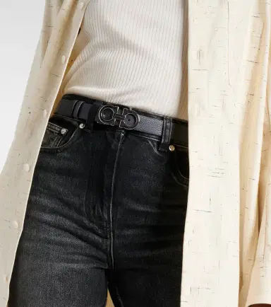 Ferragamo Gancini reversible leather belt | Thumbnail 2