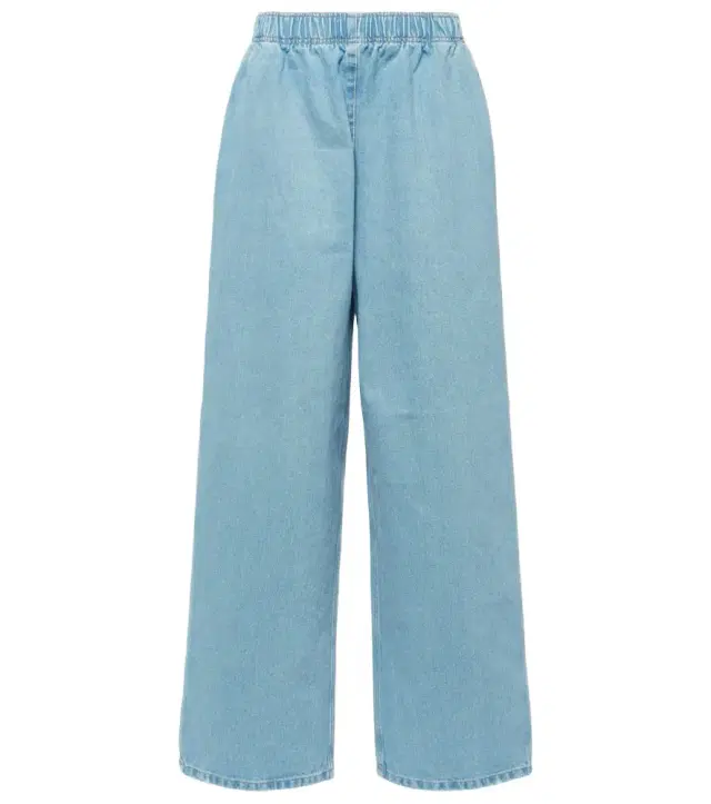 Logo wide-leg jeans
