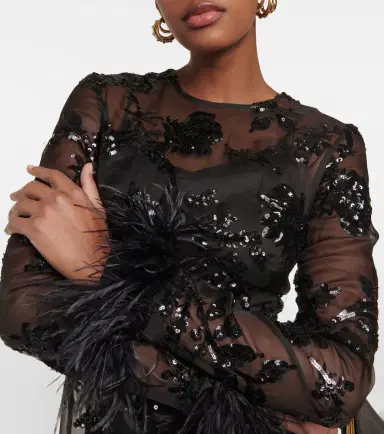 Erdem Malvina embellished silk gown | Thumbnail 2