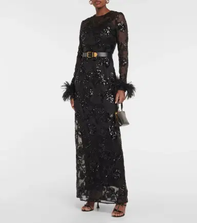 Erdem Malvina embellished silk gown | Thumbnail 3