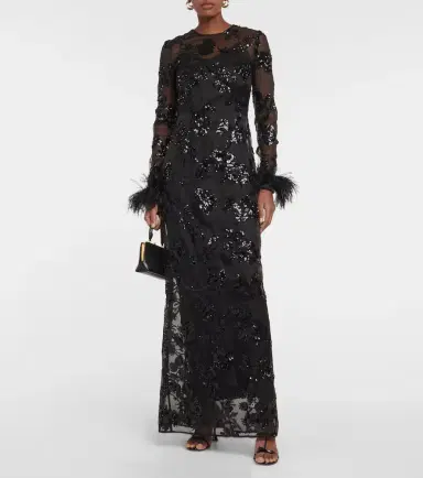 Erdem Malvina embellished silk gown | Thumbnail 5